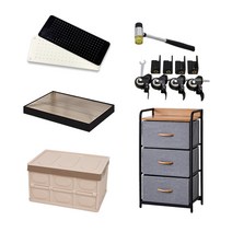 몬스터랙 행거 전용 추가구성 모음 오거나이저 드레스룸가구, 가림판 2개_블랙_FD