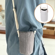 보온보냉 텀블러 보틀 에코백 파우치 가방 DD-10676 보냉백 도시락 보온병 제작 CH1837122 온채널, 화아트