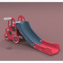 1-12Years 어린이 업그레이드 안전 야외 슬라이드 농구 후프 장난감 실내 홈 스포츠 게임, [02] Red