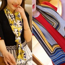쁘띠스카프 150x18cm 실크느낌 퀄리티굿 스카프 머플러 목도리 워머 판촉물 사은품