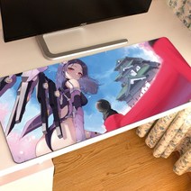 승리의 여신 Nikke 게임 승리의 여신 니케 캐릭터 굿즈 마우스패드 장패드II, 1000x400mm, 3mm, AZ, 1개
