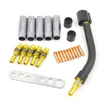 논가스용접기 가정용 용접기 휴대용 용접기 초경량 노가스용접기 소형용접기 전기용접기 산업용 공업용 아크용접기 티그용접기 레이저용접기 미그 용접기용 15ak 토치 건 소모품 전극, 10mm