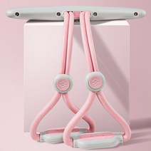 빼다 TPE 로잉밴드 홈트 윗몸일으키기 튜빙 저항 웨이트 운동기구 밴드, 색상:핑크, 핑크