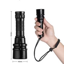 T6L2 LED 스쿠버다이빙 방수 전문 랜턴 트래킹 아웃도어 수륙양용 랜턴, L2