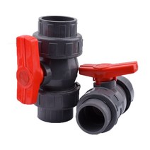PVC 파이프 유니온 밸브 2025324050mm 1 개 물 파이프 피팅 볼 밸브 정원 관개 물 파이프 커넥터 수족관 어댑터, [01] 1Pc, [05] Inner Dia 50mm