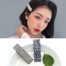 걸핀스 걸핀스[CL055]사각큐빅똑핀 헤어핀 머리핀