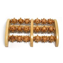 거실 우드 돌기 발바닥 종아리 마사지기 바닥에 학생 티비볼때 굴리는