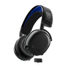 스틸시리즈 Arctis 7P+ 무선 게임용 게이밍 방송용 헤드셋 헤드폰 롤 배그 FPS, 검은색, 아크티스 7P+