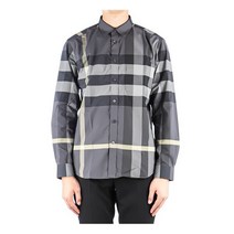 [버버리] (SOMERTON 8050329) 남성 SOMERTON 긴팔 셔츠 22FW
