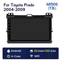 NaviFly For Toyota Land Cruiser Prado 120 3 Lexus GX470 J120 2002 2009 Android Carplay 자동차 라디오 플레이어, M150S 2G 32G