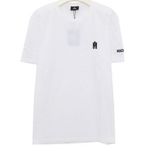 디나피노)맥케이지 ACE Z WHITE 패치로고 티셔츠