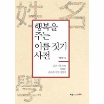 행복을 주는 이름 짓기 사전, 상품명