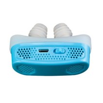 코골이 솔루션 스마트 방지기 수면 밴드 마이크로 cpap 안티 코 고는 전자 장치 수면 무호흡증 중지 거 보, 03 blue