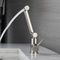 높은 욕실 수전 360 회전 세면대, STAINLESS STEEL_stainless stee