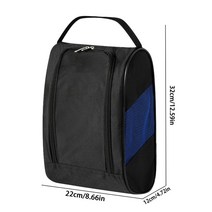 골프백 골프가방 보스턴백Golf Shoes Bag For Travel Athletic Outdoor Team Water Resistant, 02 Blue