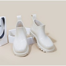 레인부츠 반부츠 앵글 패션 장화 두꺼운 밑창 겨울에 여성용 신발 향기 발목 부츠