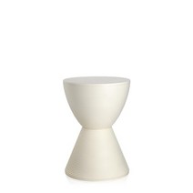 Kartell SFCH-K8810 프린스 아하 스툴 직경30 cm H43 cm, 하얀