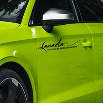 X카월드 ((케나다-드림)) 카스티커 차에다 멋을 입힌다~ 국내전문 디자이너가 직접 제작한 퀄리티 높은 차스티커 자동차스티커 후니월드, 블랙