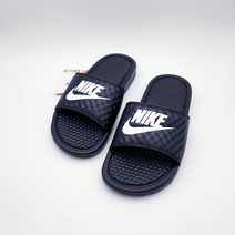 [나이키코리아 국내 정품] NIKE WMNS BENASSI JDI 슬리퍼 (베나시/베네시 JDI) 블랙/화이트 343881 011