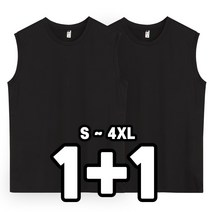 늑대와여우 1+1원플러스원 남자나시티 쿨링 냉감 민소매 빅사이즈