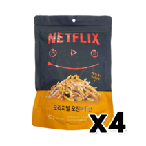 넷플릭스 오리지널 오징어튀김 안주간식 90g x 4개, 단품