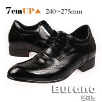 해피슈즈 96-LS-37 키높이전용 7cm 비즈니스 정장구두 남성구두 남자신사화 국내제작