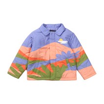 [리틀그라운드](PU)데님인더박스-풍경화섬점퍼 73A11-110-03