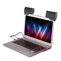 휴대용 미니 USB 스피커 사운드 바 Clipon 스피커 노트북 플레이어 PC 클립, 노트북 사운드바-54CN
