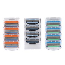 질레트 면도날 호환 8개입 퓨전 마하3 프로글라이드 호환 프로쉴드 옐로우, 질레트 퓨전 호환 5중 면도날 2팩(8입)