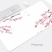 마우스 손목쿠션 손목받침대 손목보호대블랙 마우스 패드 벚꽃 데스크 매트 핑크 사쿠라 쿠션 키보드 컴퓨, 08 8_04 300x700x2mm