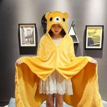 다세코 동물 캐릭터 후드담요
