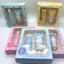 [ 국내당일배송 ] 산리오 핸드크림 시나모롤 굿즈 캐릭터 립밤 크림 세트 쿠로미 7종, 4 쿠로미 세트, 1개