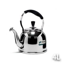 JH+키친아트 휘슬 주전자 4L 유려한 곡선형 디자인_S/N:5B+5B6519 ; 주방용품 주전자 스텐주전자 일반주전자 멜로디주전자 삐삐주전자 소리주전자, jh 1