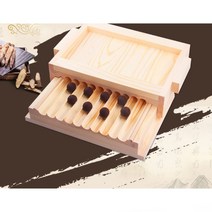 나무 한약 환약 환 만드는 틀 제환기 제조기 압착기 기계 수동, 6g 홈지름 19mm 세트