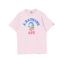 어 배팅 에이프 반팔 티 티셔츠 SUNSET BEACH TEE M C APE 스포티 캐주얼 코디 남자 친구 선물 일본 직구 여성 아웃도어 스트릿 패션 베이프 여자 BAPE 남성