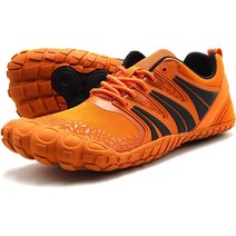 Oranginer 남성용 베어풋 슈즈 큰 앞심 미니멀리스트 크로스 트레이닝 3-아미 그린. 7 345185, 12.5, Orange