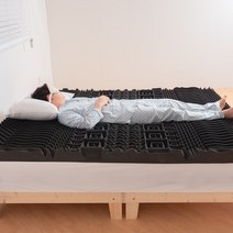 꿀잠 맛집 무중력 기절 매트리스 침대 토퍼 원룸자취 거실바닥, 바닥토퍼형10cm 퀸+스트랩추가