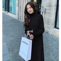 드레스허그 제이 터틀넥 니트 원피스 5COLOR