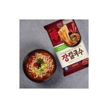 풀무원 별미 칼제비4인SET-[장칼국수(2인)+해물수제비(2인)] (총 2봉(1봉단 2인)) 탕비실 회사 점심 도시락 학생 야식 간식, 4개