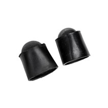 460pcs 고무 풀 큐 스틱 큐로드 프로텍터 스누커 커버 당구 액세서리, 02 black 2pcs