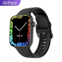 스마트워치 스마트밴드 시계 와치 한글 지원 선물 새로운 2022 스마트 시계 nfc 도어 액세스 제어 smartwatch 블루투스 통화 무선 충전 남성 여성 피트니스 팔찌, 검은색