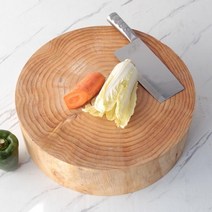 통나무 도마 업소용 가정용 원목 두꺼운 원형 도마