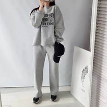 마이시즌 여성용 라이프 기모 트레이닝 세트