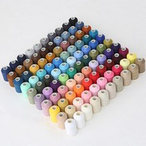 60수3합 재봉실 - 100컬러 1500m 오버록사 오버록실, 151노랑