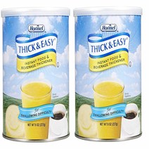 Thick Easy Instant Food and Beverage Thickener 8 Ounce 2 Pack, 1