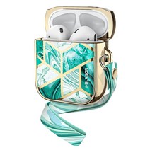 [iBlason] 2019 에어팟케이스 에어팟 1/2세대 케이스 Airpods 보호커버, 그린, AirPods 2019