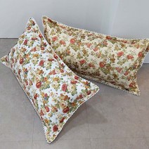 쭈앙 자가드 장미 등받이쿠션커버 안감있음 대쿠션커버 솜별도