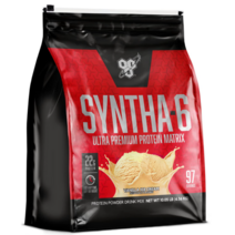 BSN 신타 6 Syntha-6 10파운드 4.5kg 대용량 바닐라맛, 1개, 10lb