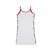FILA 여성 슬림핏 로고 시리즈 슬리브리스 원피스 FS2OPB2158F_OWH