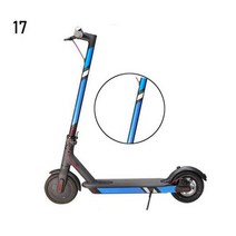 전동 킥보드 부품 교체 1 세트 20 색 반사 스타일링 스티커 야간 안전 스케이트 보드 경고 스트립 xiaomi mijia m365 용 전기 스쿠터, 17